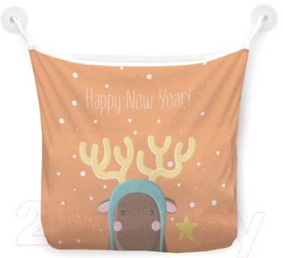 

Органайзер для ванной JoyArty, Олень в новогоднюю ночь / tgb_290616