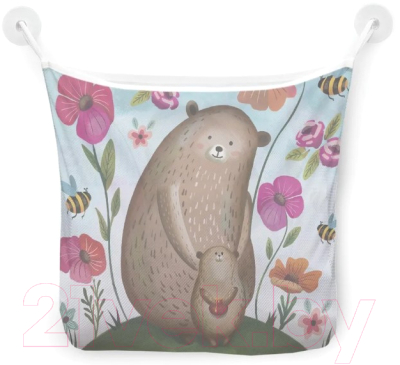 

Органайзер для ванной JoyArty, Мама медведица и медвежонок / tgb_10075R