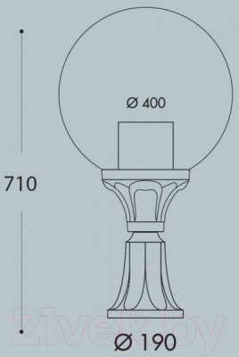Светильник уличный Fumagalli Globe 400 G40.113.000.AYE27