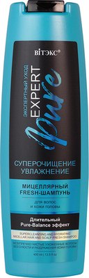 

Шампунь для волос, Expert Pure Суперочищение и увлажнение Мицеллярный