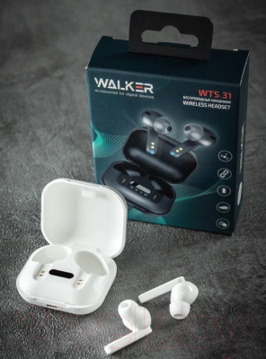 Беспроводные наушники Walker WTS-31 (белый)