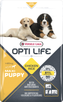 

Корм для собак Opti Life, Puppy Maxi с курицей и рисом / 431151