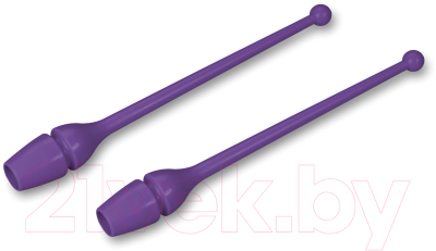 Булавы для художественной гимнастики Indigo SM-352 (фиолетовый)