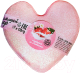 Бомбочка для ванны Ресурс Здоровья Бурлящий шар Сердечко Клубника со сливками (120г) - 