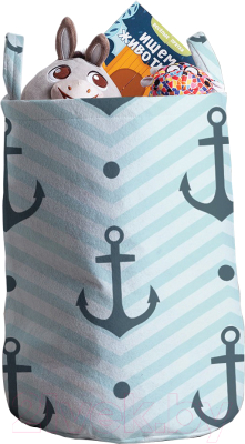 

Корзина JoyArty, Зигзаги с якорями / toba_11049