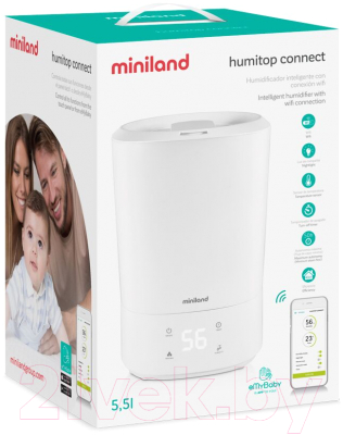 Ультразвуковой увлажнитель воздуха Miniland Humitop Connect / 89318