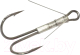 Набор крючков рыболовных KOI Weedless Double Hook 1/0 (5шт) - 