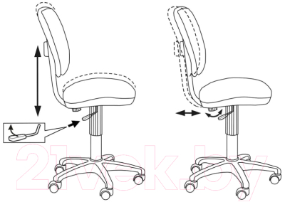 Кресло детское Бюрократ CH-204NX/STICK-VIO (фиолетовый)