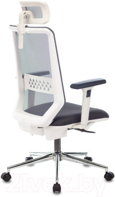 Кресло офисное Бюрократ MC-W612N-H (темно-серый TW-04/38-417/хром)