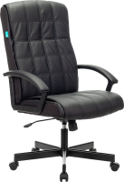 Кресло офисное Бюрократ CH-823AXSN (искусственная кожа черный/металл) - 
