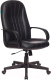 Кресло офисное Бюрократ T-898AXSN (искусственная кожа черный Leather Black/пластик) - 