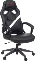 Кресло геймерское Бюрократ Zombie Driver (черный/белый) - 