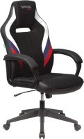 Кресло геймерское Бюрократ Zombie Viking 3 Aero (белый/синий/красный) - 