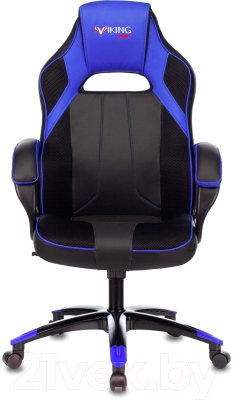 Кресло геймерское Бюрократ Zombie Viking 2 Aero (черный/синий)