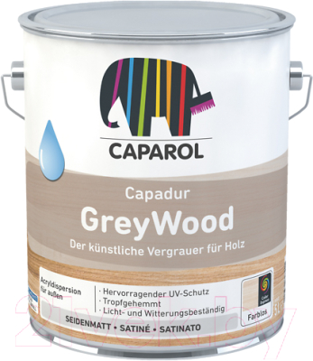 

Лазурь для древесины Caparol, Серый, Capadur GreyWood