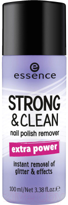 Жидкость для снятия лака Essence Strong & Clean Nail Polish Remover 02 (100мл)