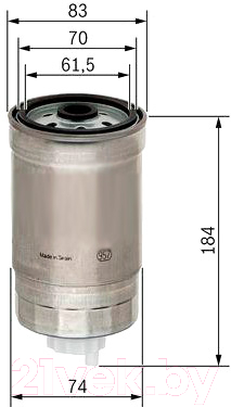 Топливный фильтр Bosch 1457434293