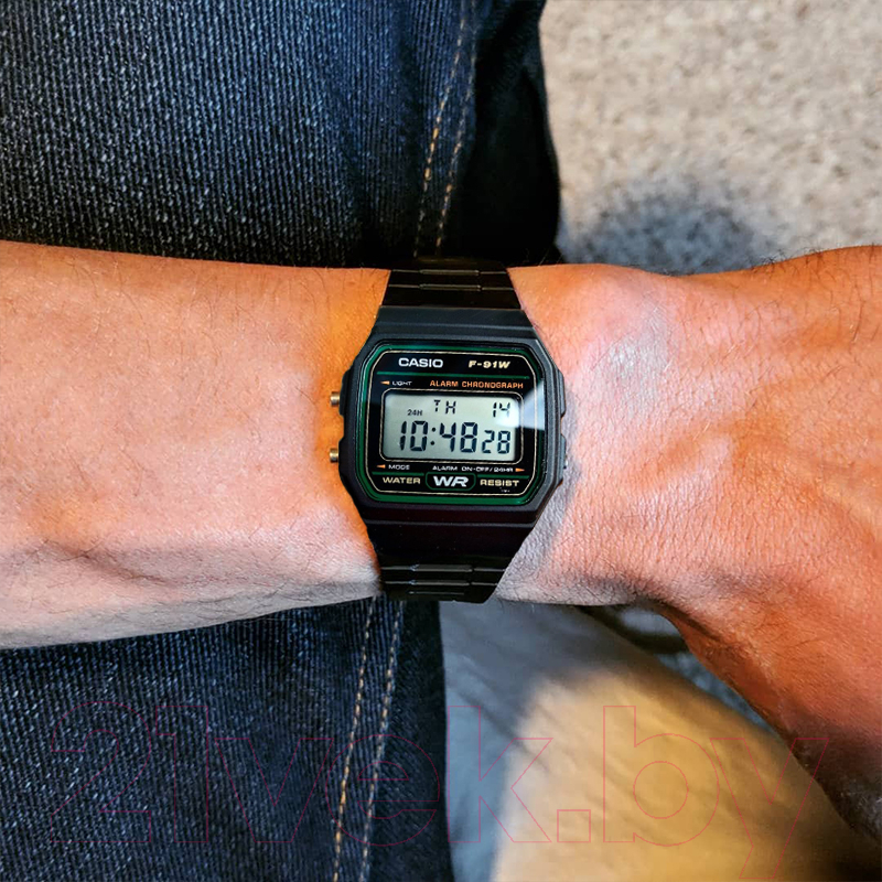 Часы наручные мужские Casio F-91W-3S