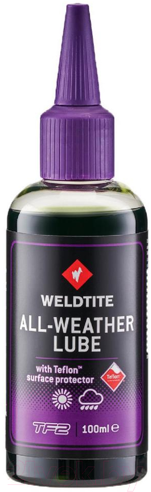 Смазка для велосипедной цепи Weldtite TF2 Performance All-Weather Lubricant With Teflon / 7-03047-MXM (100мл)
