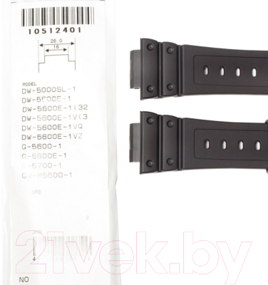 Ремешок для часов Casio G-5600-1 (10512401)