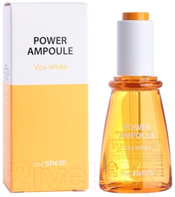 Сыворотка для лица The Saem Power Ampoule Vita-White  (35мл)