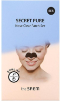 Набор масок для лица The Saem Secret Pure Nose Clear Patch Set (6шт) - 
