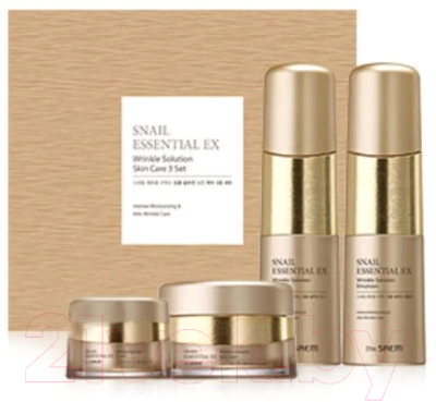 Набор косметики для лица The Saem Snail Essential EX Wrinkle Solution Skin Care Set