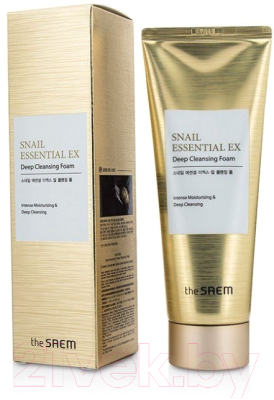 Пенка для умывания The Saem Snail Essential EX Wrinkle Solution Deep Cleansing Foam (150г)