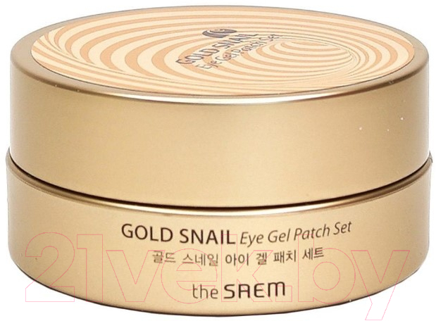 Патчи под глаза The Saem Gold Snail Eye Gel Patch Set