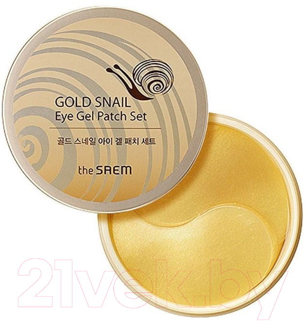 Патчи под глаза The Saem Gold Snail Eye Gel Patch Set