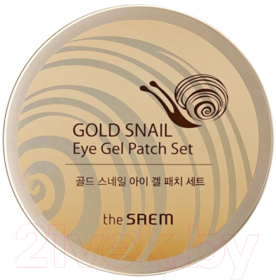 Патчи под глаза The Saem Gold Snail Eye Gel Patch Set (60шт)