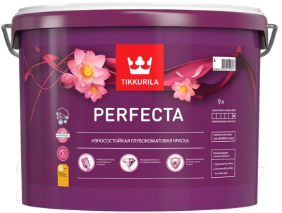 

Краска Tikkurila, Белый, Perfecta Интерьерная База A