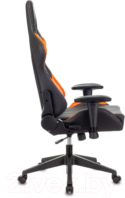 Кресло геймерское Бюрократ Zombie Viking 5 Aero (черный/оранжевый)