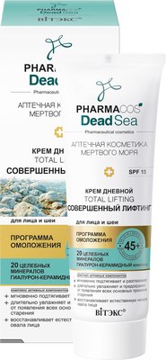 

Крем для лица, Pharmacos Dead Sea Совершенный лифтинг 45+