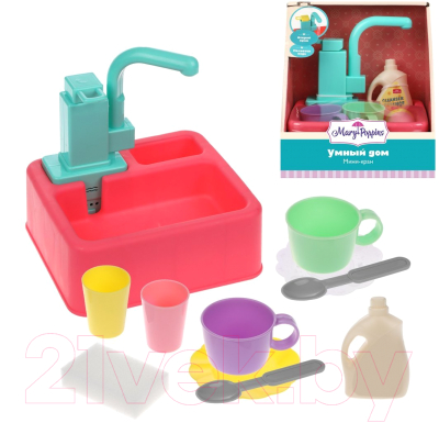 Изображение товара Раковина игрушечная Mary Poppins Мини-кран. Умный дом / 453218