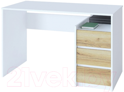 Письменный стол Сокол-Мебель СПм-21 (белый/дуб делано)