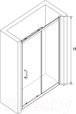 Изображение товара Душевая дверь RGW PA-14 / 41081410-11