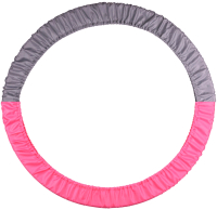 Чехол для гимнастического обруча Indigo SM-084 (розовый/серый) - 