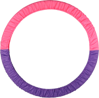 Чехол для гимнастического обруча Indigo SM-084 (фиолетовый/розовый) - 