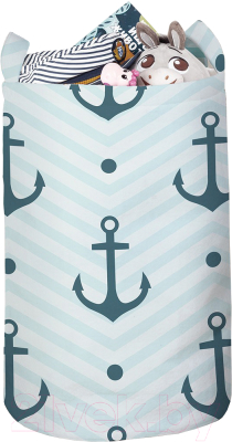 

Корзина JoyArty, Зигзаги с якорями / toba_11049_L