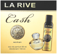 Парфюмерный набор La Rive Cash Woman Парфюмерная вода 90мл + дезодорант 150мл - 