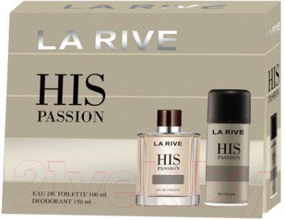 

Парфюмерный набор La Rive, His Passion Man Туалетная вода 100мл + дезодорант 150мл