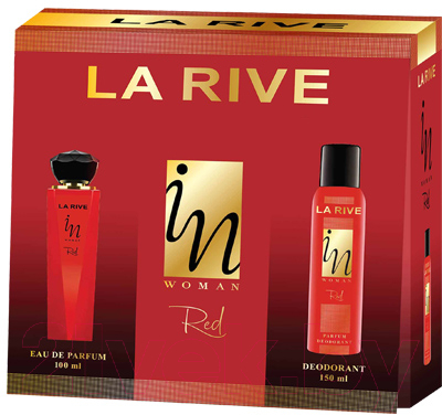 

Парфюмерный набор La Rive, In Woman Red Парфюмерная вода 100мл + дезодорант 150мл