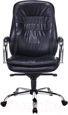 Кресло офисное Бюрократ T-9950 (искусственная кожа черный/хром)