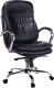 Кресло офисное Бюрократ T-9950 (искусственная кожа черный/хром) - 