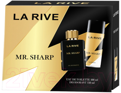 

Парфюмерный набор La Rive, Mr.Sharp Man Туалетная вода 100мл + дезодорант 150мл