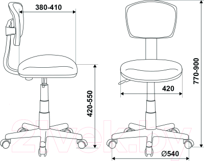 Изображение товара Кресло детское Бюрократ CH-299NX (мультиколор абстракция сетка/ткань)