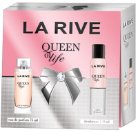 Парфюмерный набор La Rive Queen Of Life Woman Парфюмерная вода 75мл + дезодорант 150мл - 