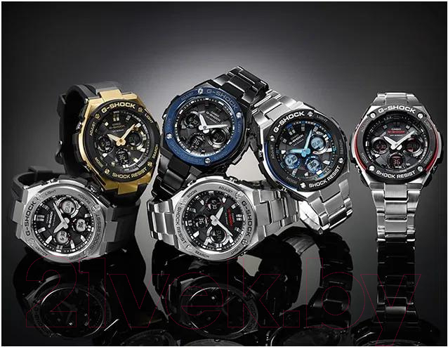 Часы наручные мужские Casio GST-S110D-1A — фото 2