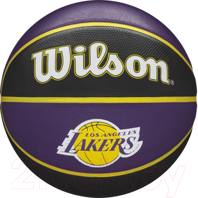 Баскетбольный мяч Wilson NBA Team Tribute La Lakers / WTB1300XBLAL (размер 7)